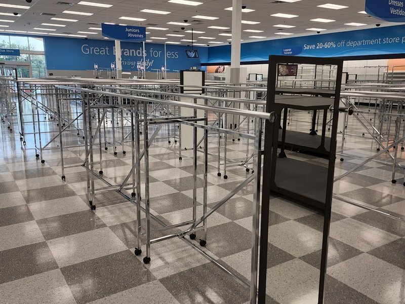 Retail store fixture rollout in progress