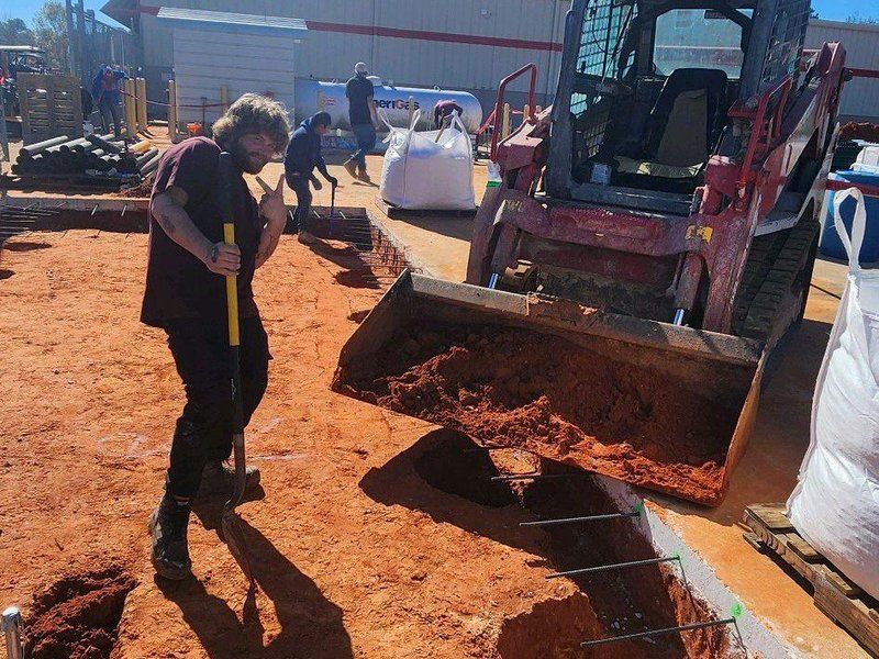 Sitework and foundation excavation